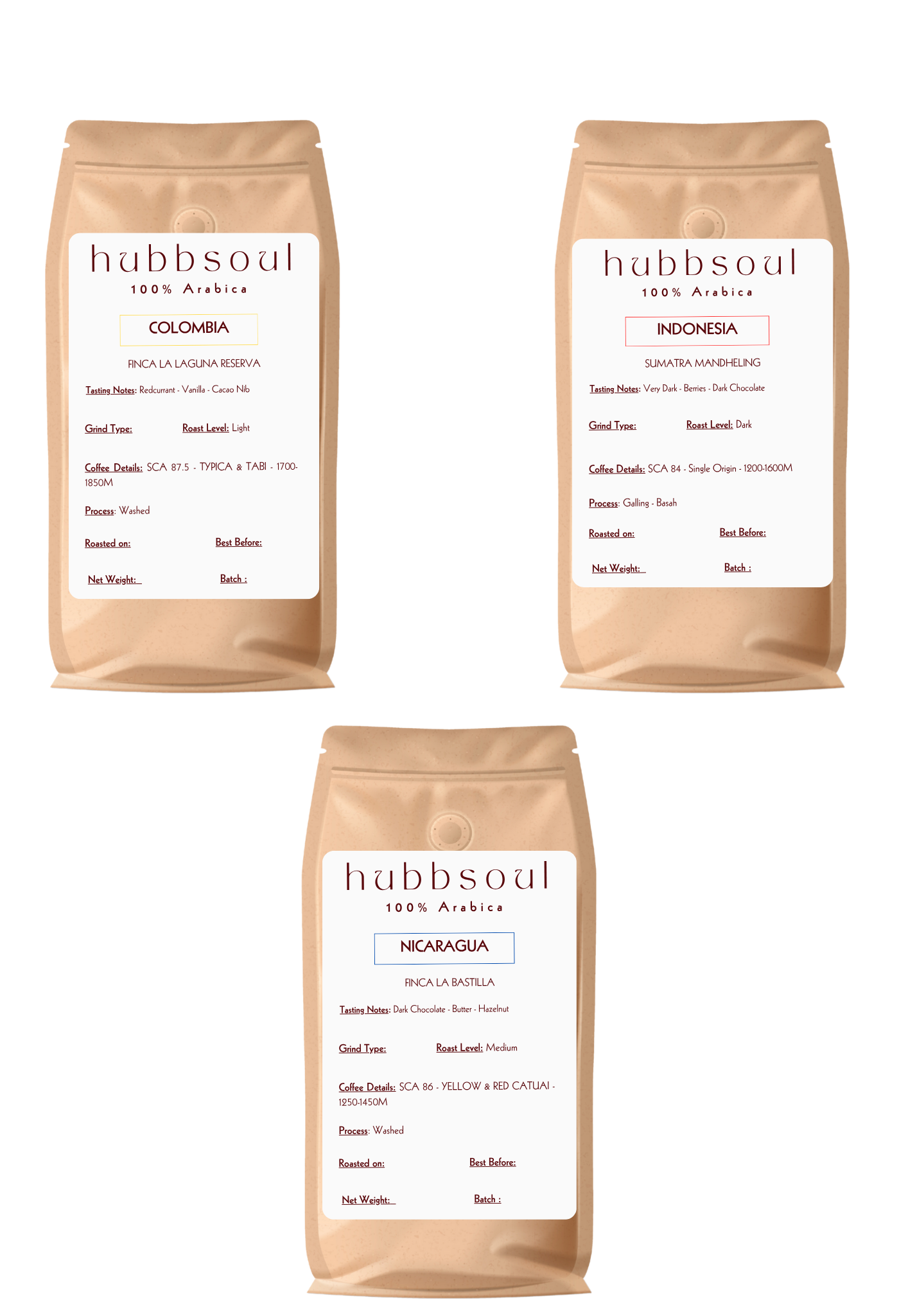 FLAVOUR PACK 1 (LIGHT - MEDIUM- DARK)